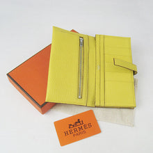Load image into Gallery viewer, Hermes Wallet H015 Ladies Wallet Yellow