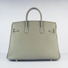 Load image into Gallery viewer, Hermes Birkin 30cm Togo Leather Handbags Dark Grey Golden