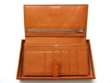 Load image into Gallery viewer, Hermes Wallet H1114 Wallet Ostrich Skin Orange