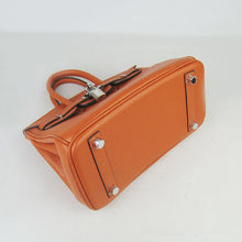 Load image into Gallery viewer, Hermes Birkin 25cm Handbag 6068 orange silver