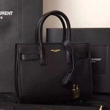 Load image into Gallery viewer, Yves Saint Laurent Nano Sac De Jour Bag In Black Leather