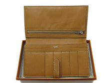 Load image into Gallery viewer, Hermes Wallet H1114 Ostrich Skin Coffee