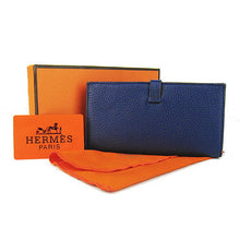 Load image into Gallery viewer, Hermes Wallet H008 Ladies Wallet Blue