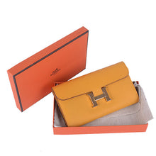 Load image into Gallery viewer, Hermes Wallet H6023 Wallet Cow Leather Yellow