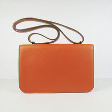 Load image into Gallery viewer, Hermes Calf Leather Message Bag H020 Orange Silver