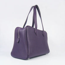 Load image into Gallery viewer, Hermes Togo leather handbag H2802 purple