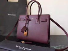 Load image into Gallery viewer, Yves Saint Laurent Baby Sac De Jour Bag In Burgundy Leather
