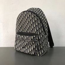 Load image into Gallery viewer, Dior Black Oblique Canvas Backpack