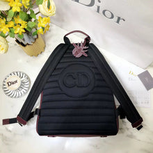 Load image into Gallery viewer, Dior Rider Rucksack Backpack In Burgundy Calfskin
