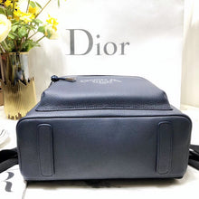 Load image into Gallery viewer, Dior Rider Rucksack Backpack In Navy Blue Calfskin