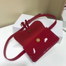 Load image into Gallery viewer, Dior Saddle Belt Bag In Red Patent Leather