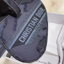 Load image into Gallery viewer, Dior Saddle Pouch Belt Bag In Blue Camouflage Canvas