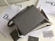 Load image into Gallery viewer, Dior Cest Dior Flap Bag In Grey Calfskin