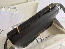 Load image into Gallery viewer, Dior Cest Dior Flap Bag In Black Calfskin