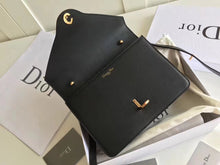 Load image into Gallery viewer, Dior Cest Dior Flap Bag In Black Calfskin