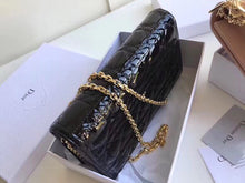 Load image into Gallery viewer, Dior Lady Dior Clutch With Chain In Black Patent