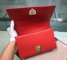 Load image into Gallery viewer, Dior Diorama Bag In Red Eyelets Lambskin