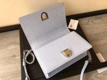 Load image into Gallery viewer, Dior Diorama Flap Bag In Blue Pale Grained Calfskin