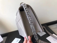 Load image into Gallery viewer, Dior Diorama Flap Bag In Pearl Grey Grained Calfskin