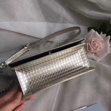 Load image into Gallery viewer, Dior Diorama Bag In Champagne Metallic Calfskin