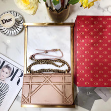 Load image into Gallery viewer, Dior Diorama Bag In Poudre Studded Lambskin
