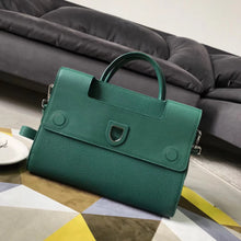 Load image into Gallery viewer, Dior Diorever Tote Bag In Green Calfskin Leather