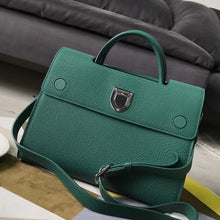 Load image into Gallery viewer, Dior Diorever Tote Bag In Green Calfskin Leather