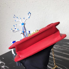 Load image into Gallery viewer, Dior Small Dioraddict Flap Bag In Cherry Lambskin