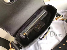 Load image into Gallery viewer, Dior D-Fence Saddle Bag In Black Calfskin