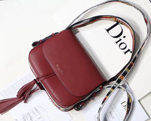 Load image into Gallery viewer, Dior Diorodeo Flap Bag In Red Calfskin