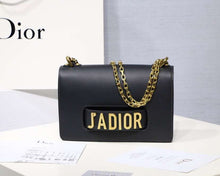Load image into Gallery viewer, Dior Black J'Adior Calfskin Flap Bag