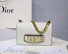 Load image into Gallery viewer, Dior White J'Adior Calfskin Flap Bag