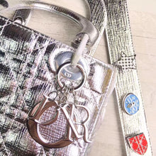 Load image into Gallery viewer, Dior My Lady Dior Bag In Silver Grained Calfskin