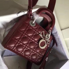 Load image into Gallery viewer, Dior My Lady Dior Bag In Bordeaux Lambskin