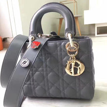 Load image into Gallery viewer, Dior My Lady Dior Bag In Grey Lambskin