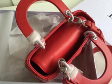 Load image into Gallery viewer, Dior My Lady Dior Bag In Red Lambskin
