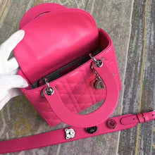 Load image into Gallery viewer, Dior My Lady Dior Bag In Rose Red Lambskin
