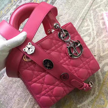 Load image into Gallery viewer, Dior My Lady Dior Bag In Rose Red Lambskin