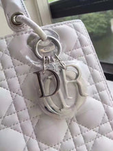 Load image into Gallery viewer, Dior Medium Lady Dior Bag In White Lambskin