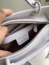 Load image into Gallery viewer, Dior Medium Lady Dior Bag In White Lambskin