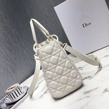 Load image into Gallery viewer, Dior Medium Lady Dior Bag In White Ultra Matte Calfskin
