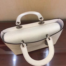 Load image into Gallery viewer, Dior Large Lady Dior Bag In White Canyon Grained Lambskin