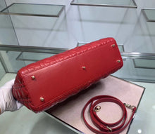 Load image into Gallery viewer, Dior Large Lady Dior Bag In Red Cannage Lambskin