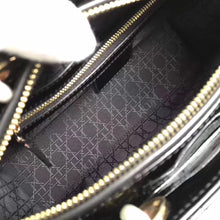 Load image into Gallery viewer, Dior Large Lady Dior Bag In Black Patent Leather