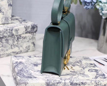 Load image into Gallery viewer, Dior 30 Montaigne Shoulder Bag In Storm Blue Calfskin