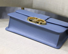 Load image into Gallery viewer, Dior 30 Montaigne Bag In Denim Blue Grained Calfskin