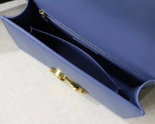 Load image into Gallery viewer, Dior 30 Montaigne Bag In Denim Blue Grained Calfskin