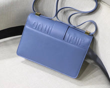 Load image into Gallery viewer, Dior 30 Montaigne Bag In Denim Blue Grained Calfskin