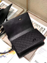 Load image into Gallery viewer, Dior 30 Montaigne Chain Bag In Black Braided Lambskin