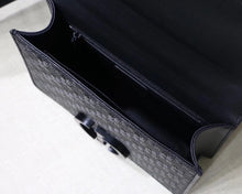 Load image into Gallery viewer, Dior 30 Montaigne Chain Bag In Black Braided Lambskin